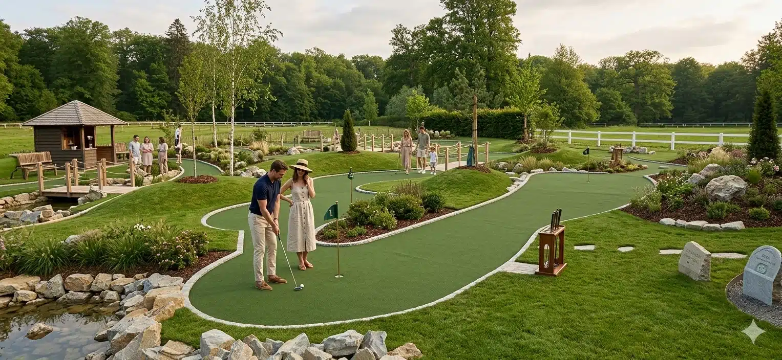 Inauguration de l&rsquo;Adventure Golf